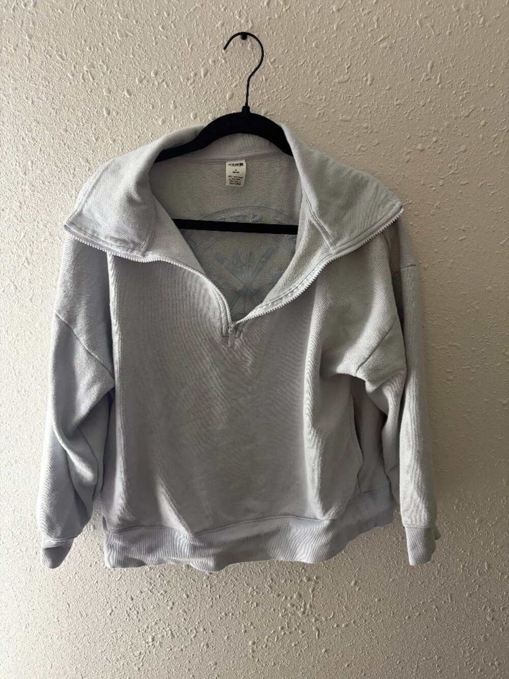 PINK Victoria's Secret Winter Ski Collection 2024 Purple Quarter Zip Sweater